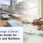 Architect at work designing with text How to Design a Deck: A Complete Guide for Architects and Builders